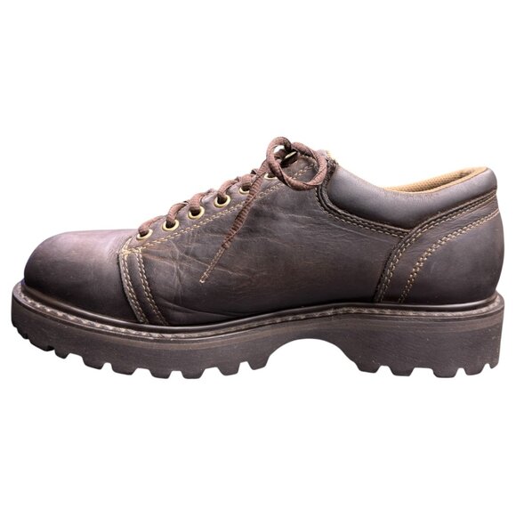 Men's AMERICAN EAGLE OUTFITTERS Brown Genuine Leather Lace-up Shoes- Size 10 - Picture 5 of 12